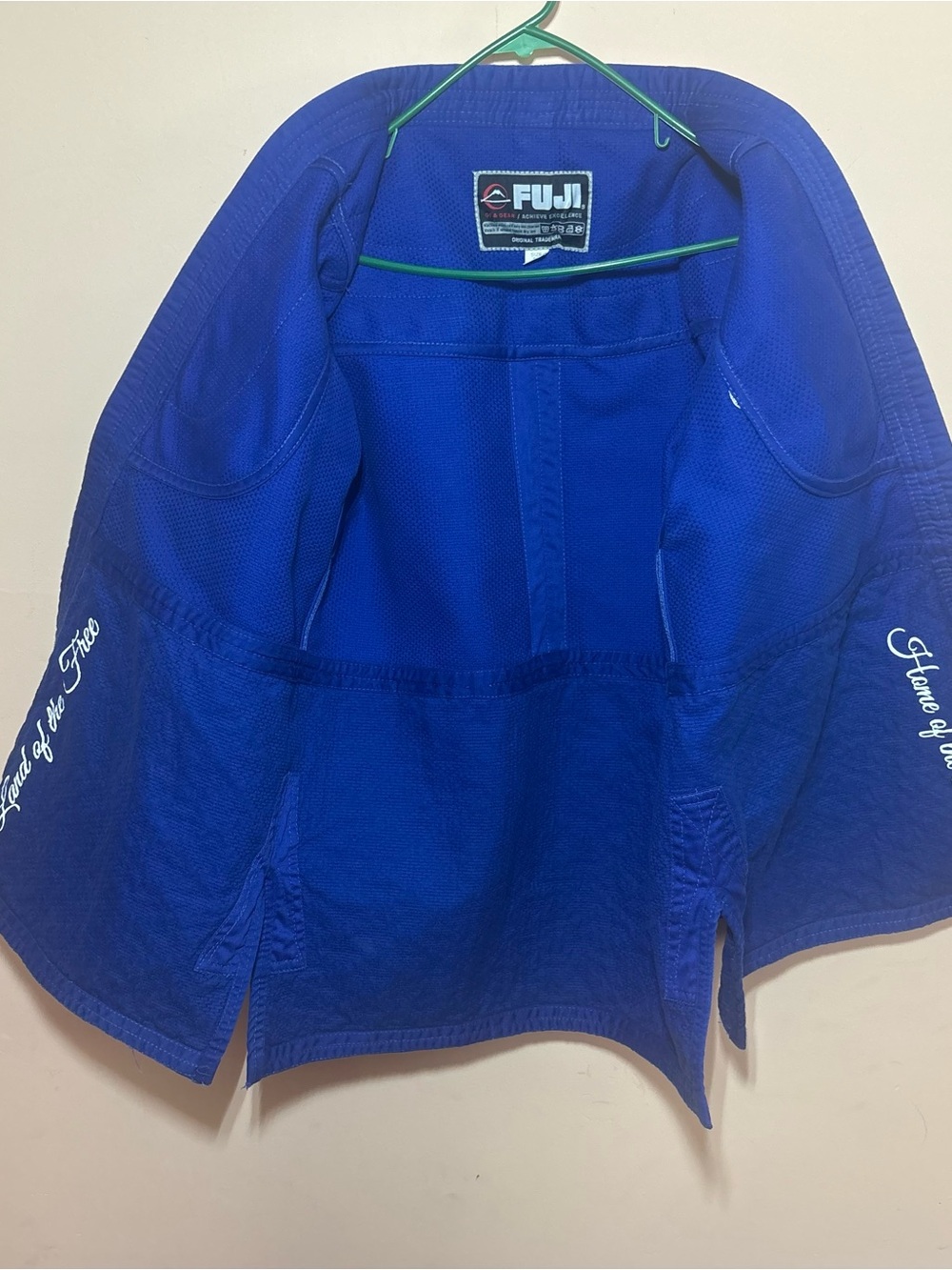 Fuji USA Judo Gi Jacket Blue Size 3.5 Martial Arts Uniform - Picture 7 of 12